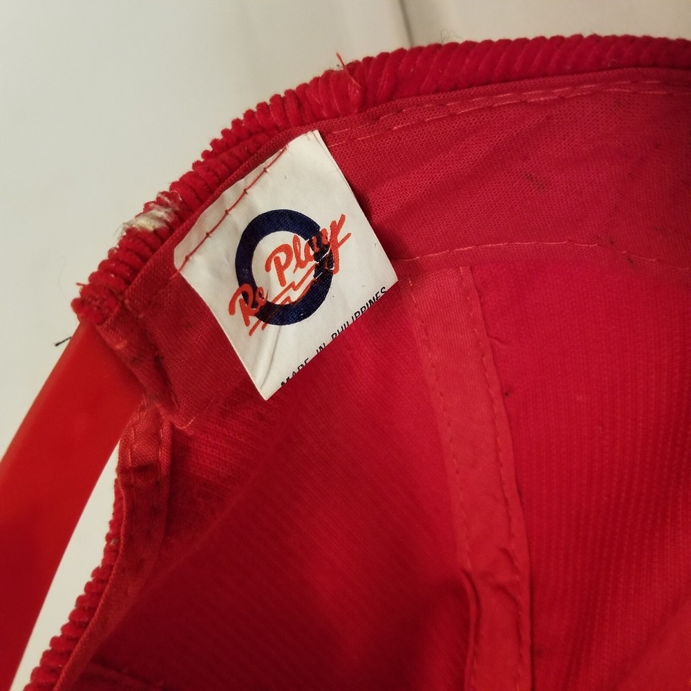 Vintage Desert Storm VICTORY WElcome HOME TROOPS Corduroy SnapBack Strap Red Hat - Picture 3 of 14
